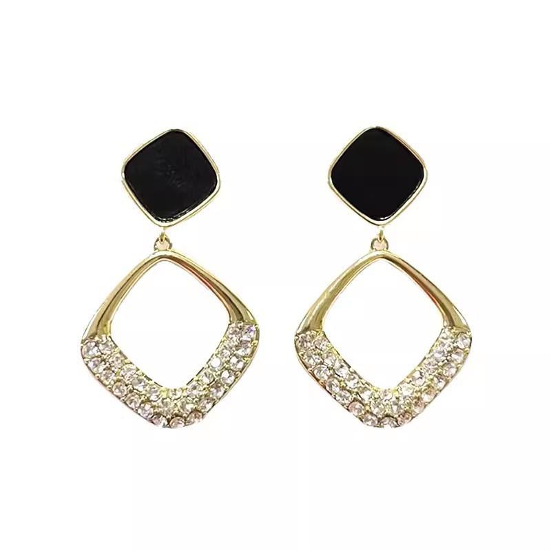 Square Ear Stud Earrings