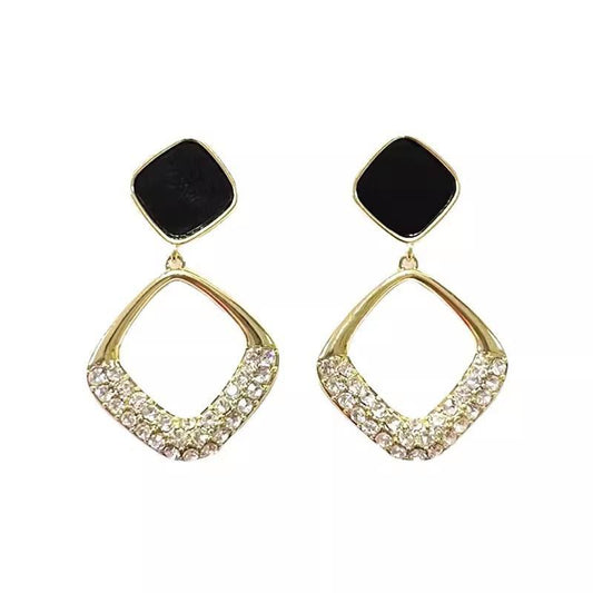 Square Ear Stud Earrings